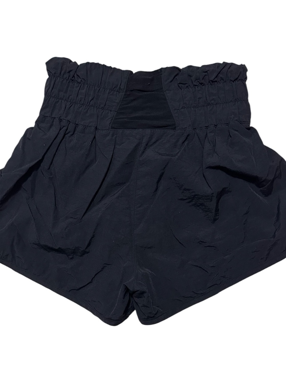 Zenana Outfitters Black High-Waist Paperbag Shorts - Picture 2 of 3